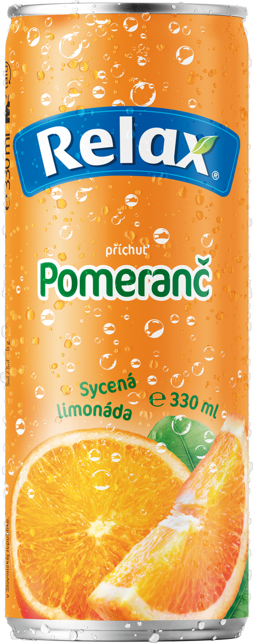 Relax Pomeranč 330 ml plech