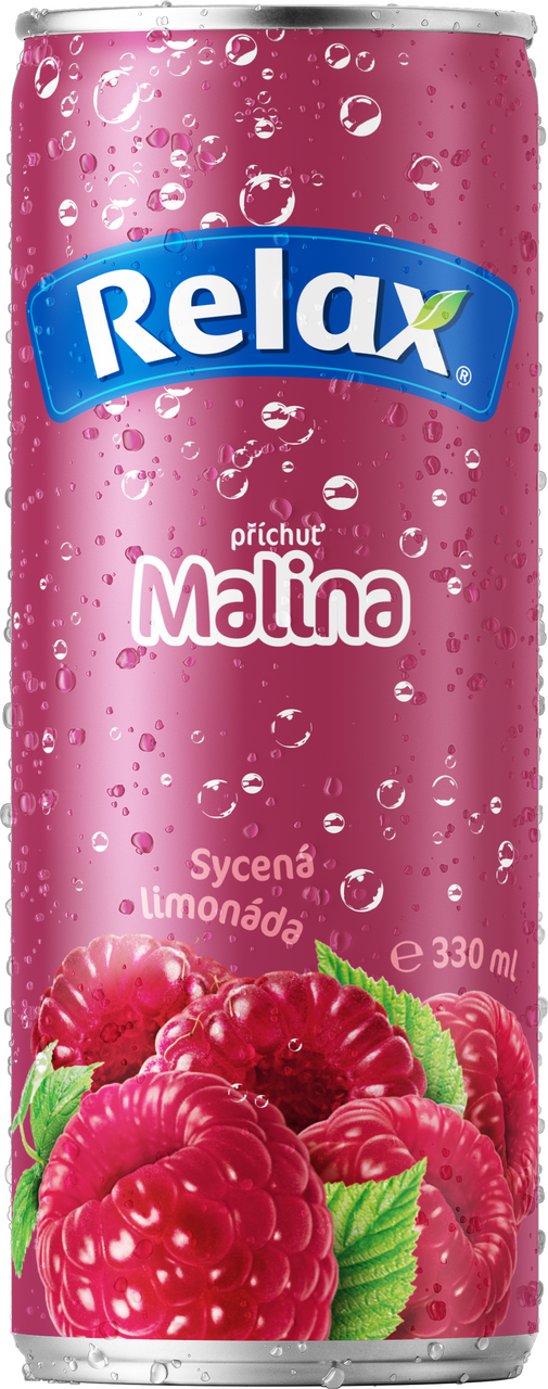Relax Malina 12 x 330 ml plech