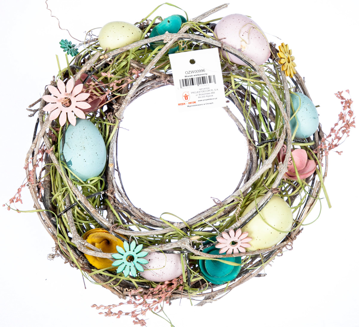 VĚNEČEK VELIKONOČNÍ, BAREVNÝ