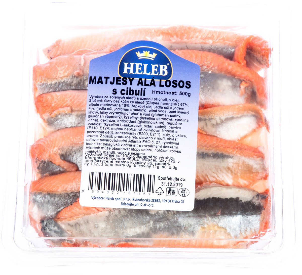 Matjesy alá losos s cibulí chlaz. 500 g