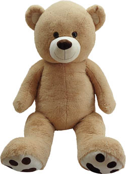 Medvěd plyšový 180cm béžový 1 ks