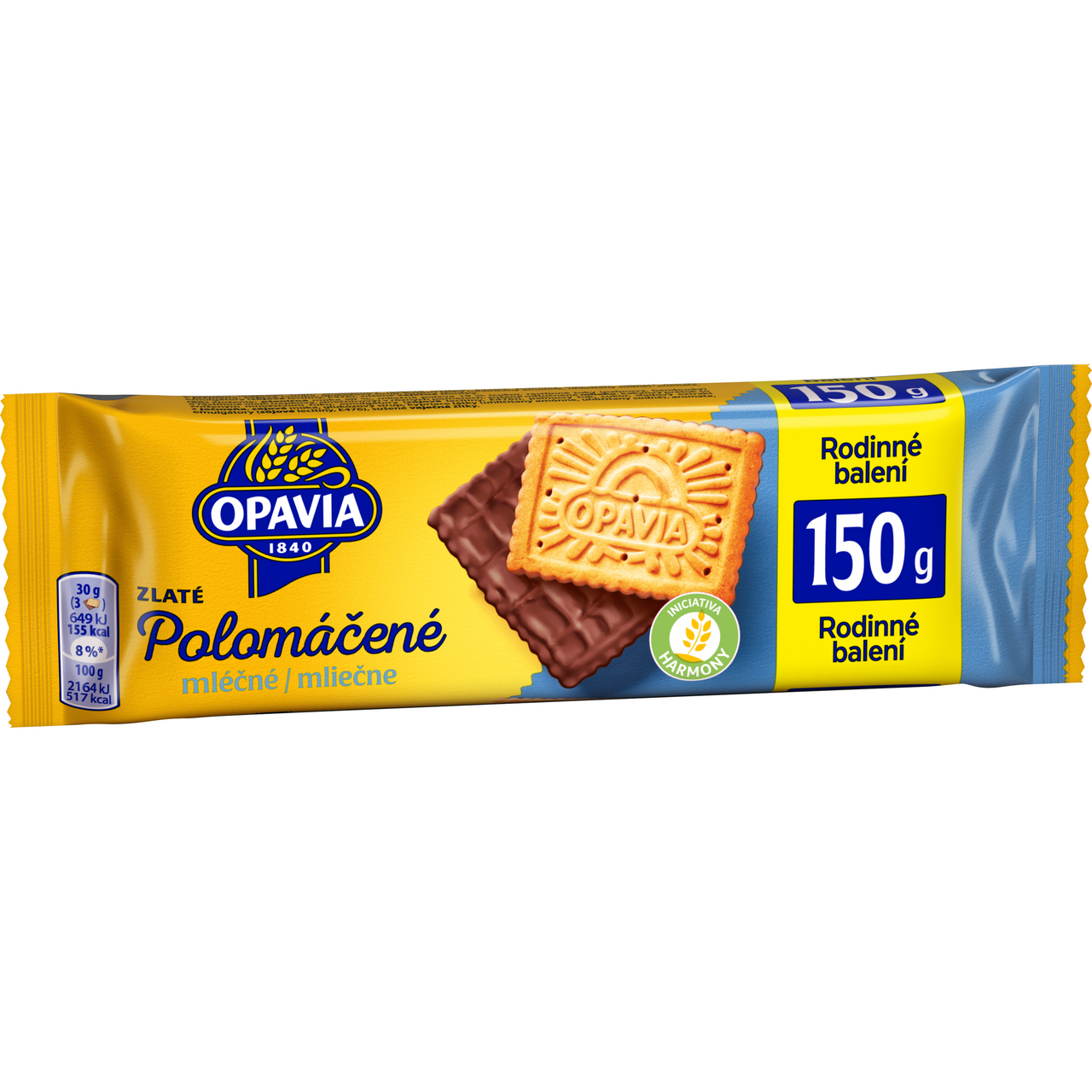 OPAVIA Polomáčené mléčné 32 x 150 g