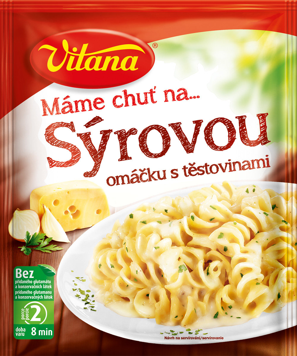 Vitana Těstoviny se sýrovou omáčkou 160 g