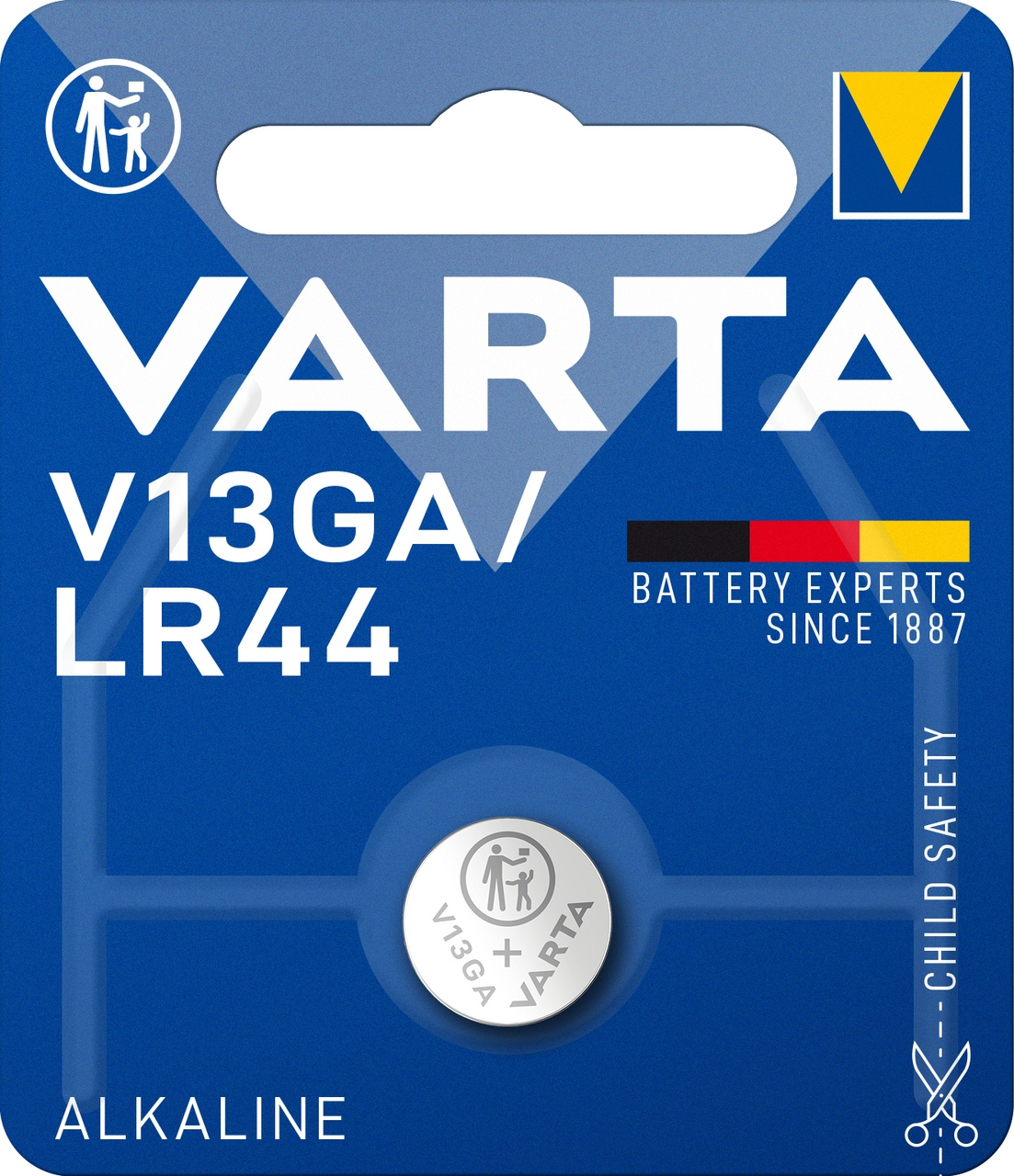 VARTA Baterie V13GA, LR 44 elektronická, knoflíková, alkalická 1 ks