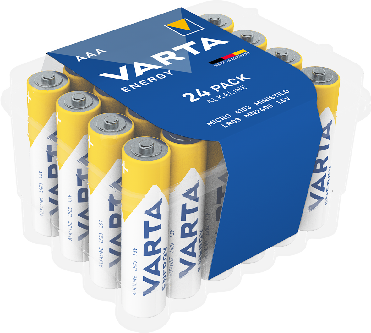 VARTA Baterie Energy AAA LR3 mikrotužkové 24 ks