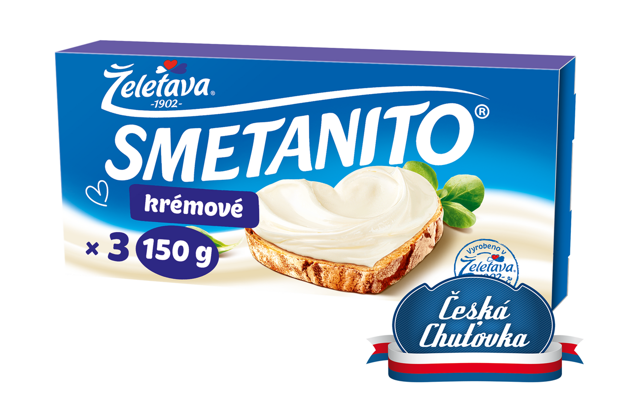 SMETANITO smetanové sýr tavený chlaz. 150 g