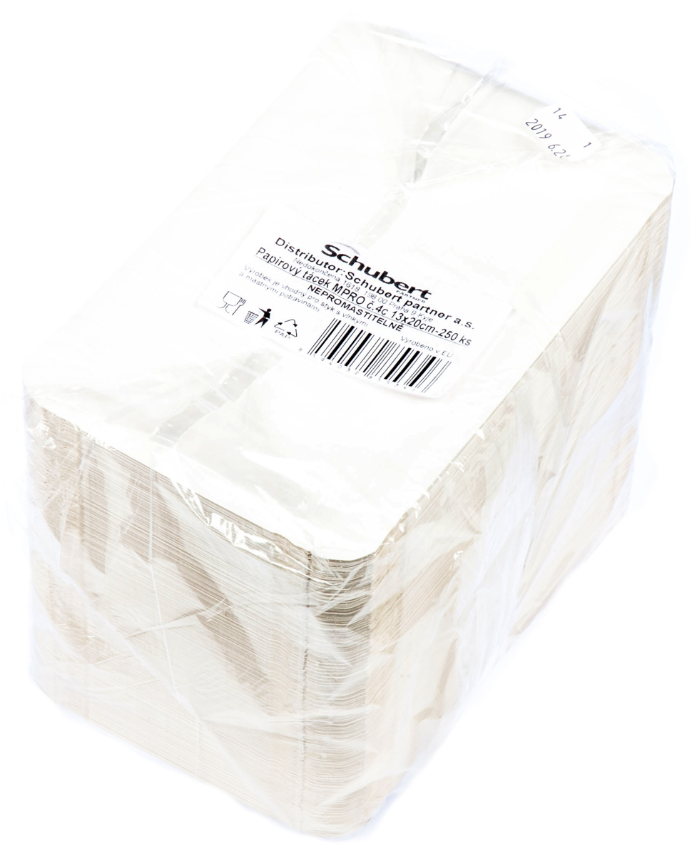 METRO PROFESSIONAL Tácek 13 x 20 cm papírový nepromastitelný 250 ks