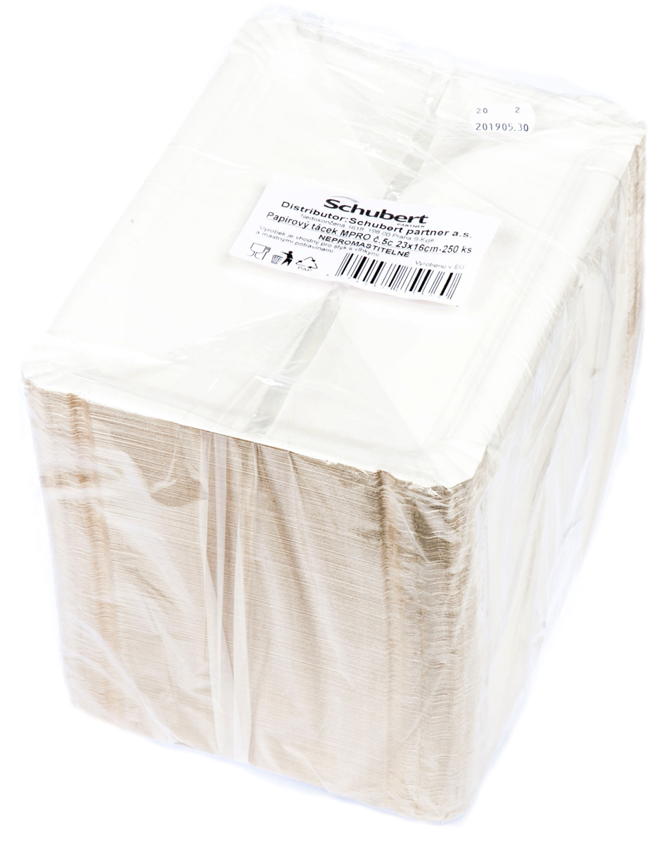 METRO PROFESSIONAL Tácek 16 x 23 cm papírový nepromastitelný 250 ks