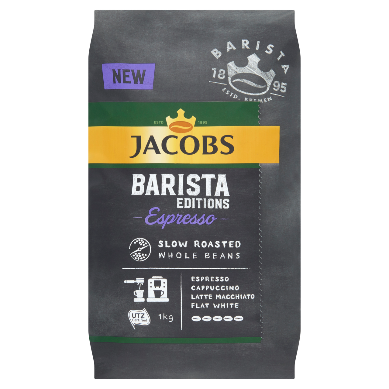 JACOBS Barista espresso káva zrnková 1 kg