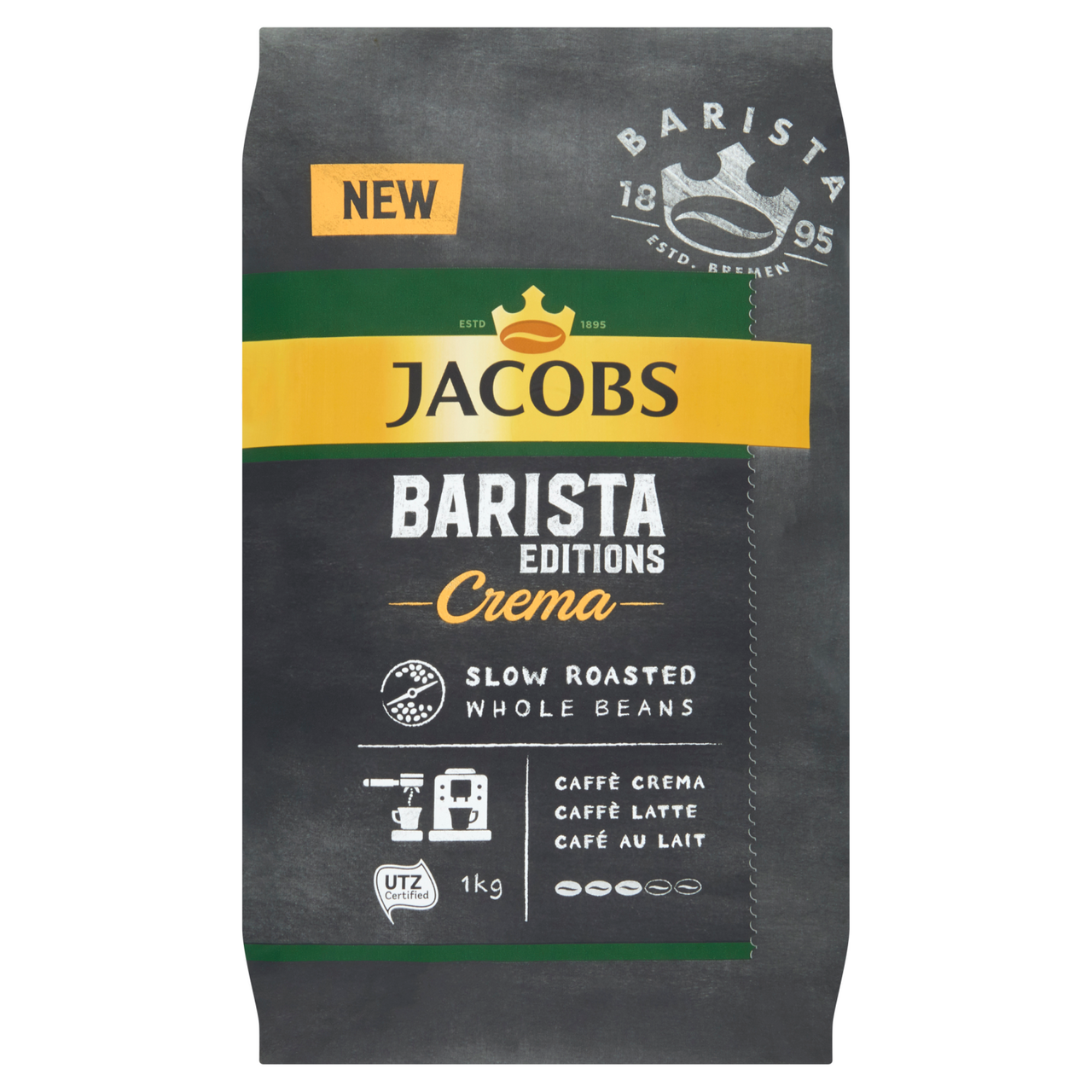 JACOBS Barista crema káva zrnková 1 kg