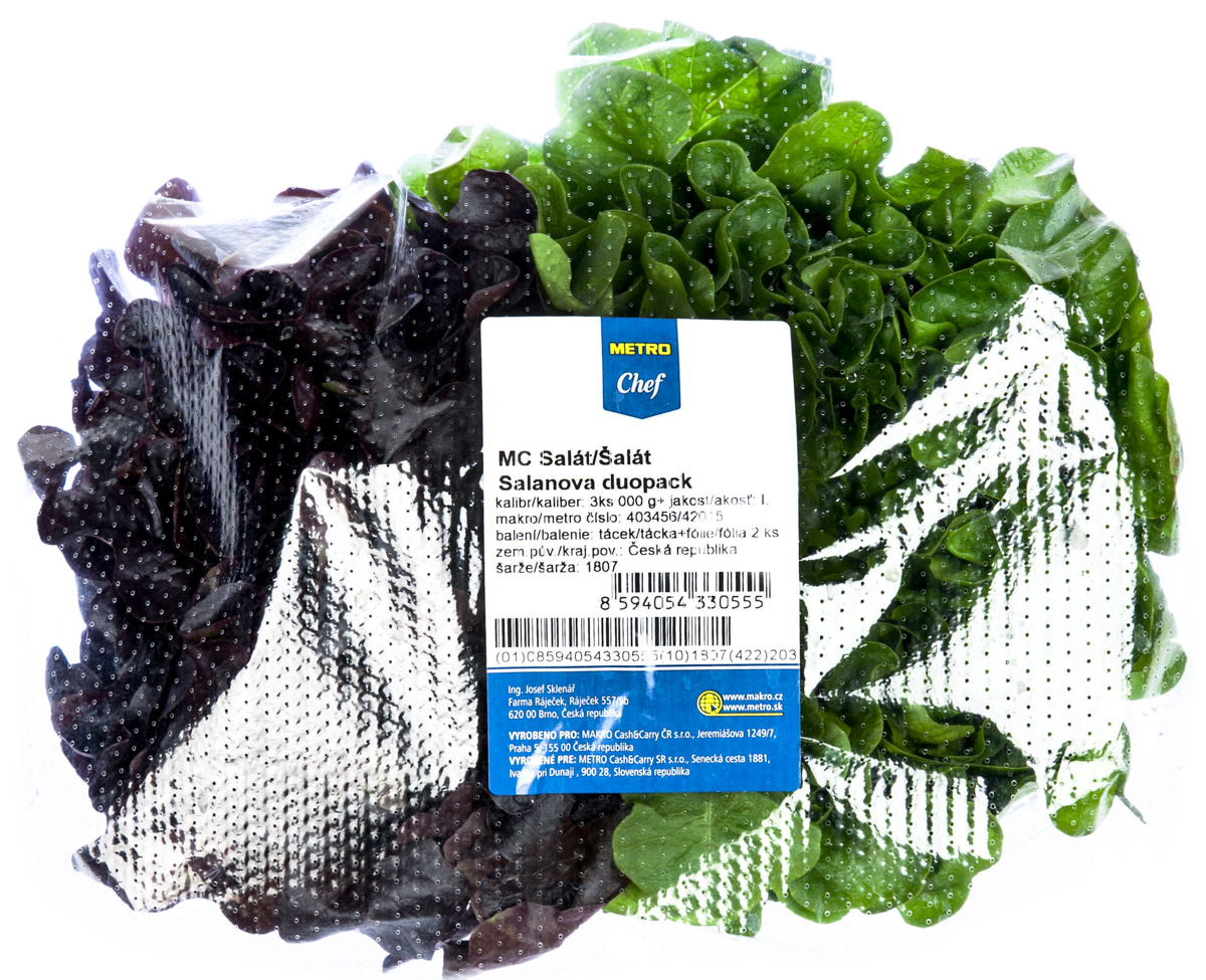 METRO Chef Salát Salanova CZ duopack čerstvý 1 ks