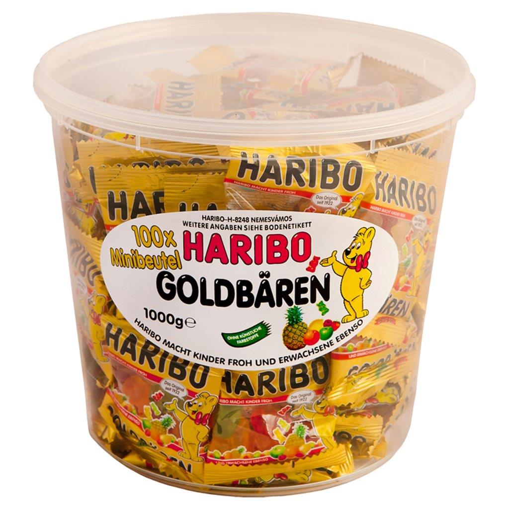HARIBO Mini Goldbären želé s ovocnou příchutí 100 x 10 g