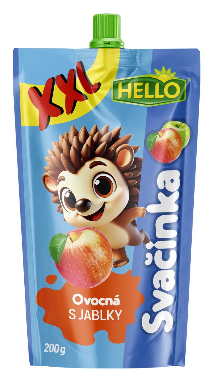 HELLO Ovocná kapsa jablko 10 x 200 g