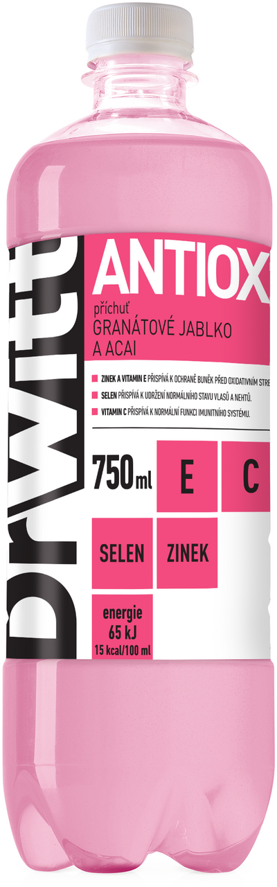 DrWitt Antiox vitaminová voda 12 x 750 ml