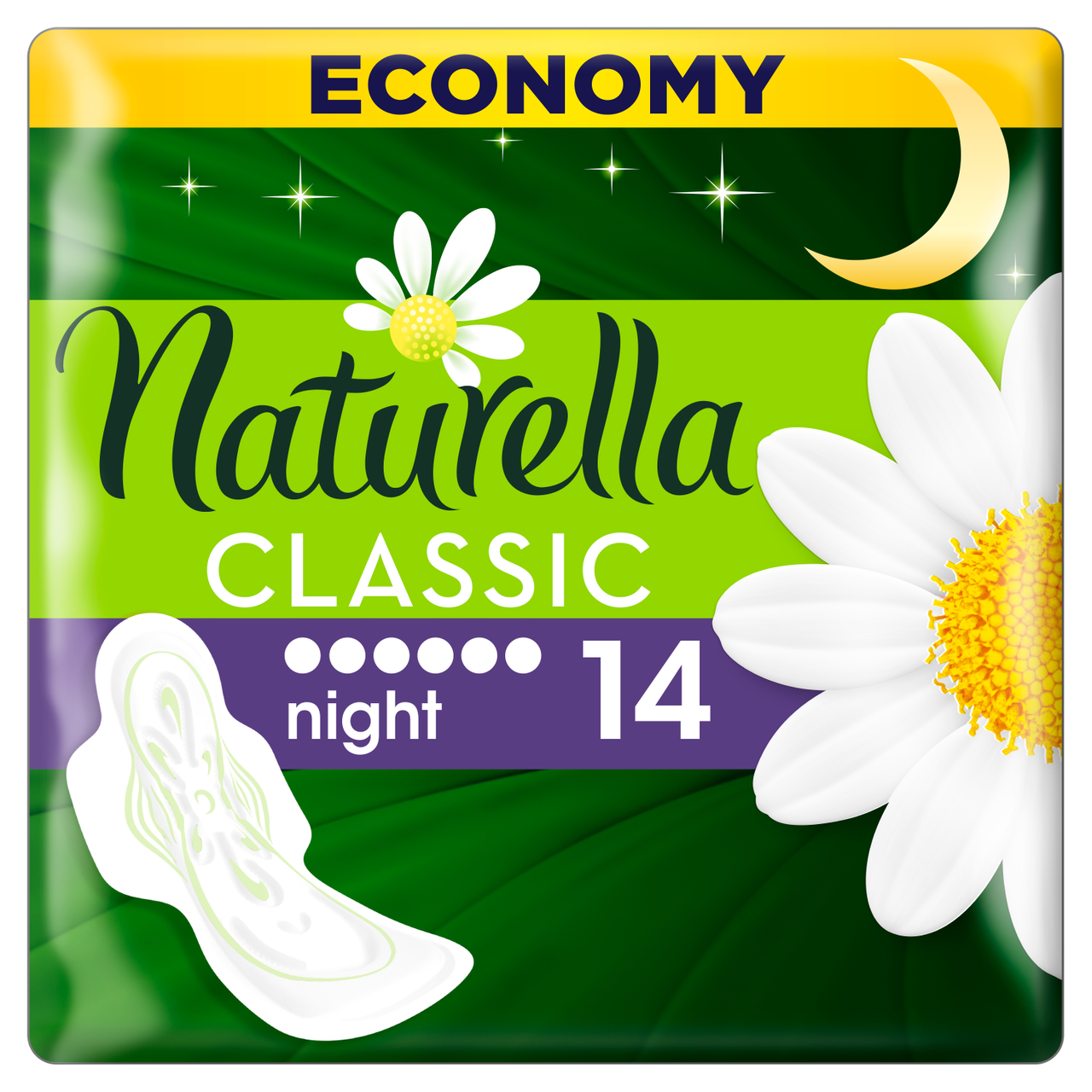 naturella Classic Thick Night vložky hygienické dámské 14 ks