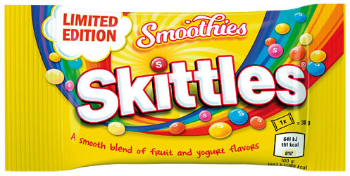 Skittles Smoothies Bonbony žvýkací 38 g