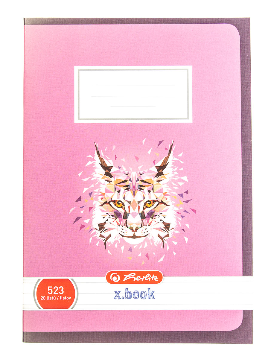 Sešit školní Herlitz 523 A5 linka motiv dívky 1 ks