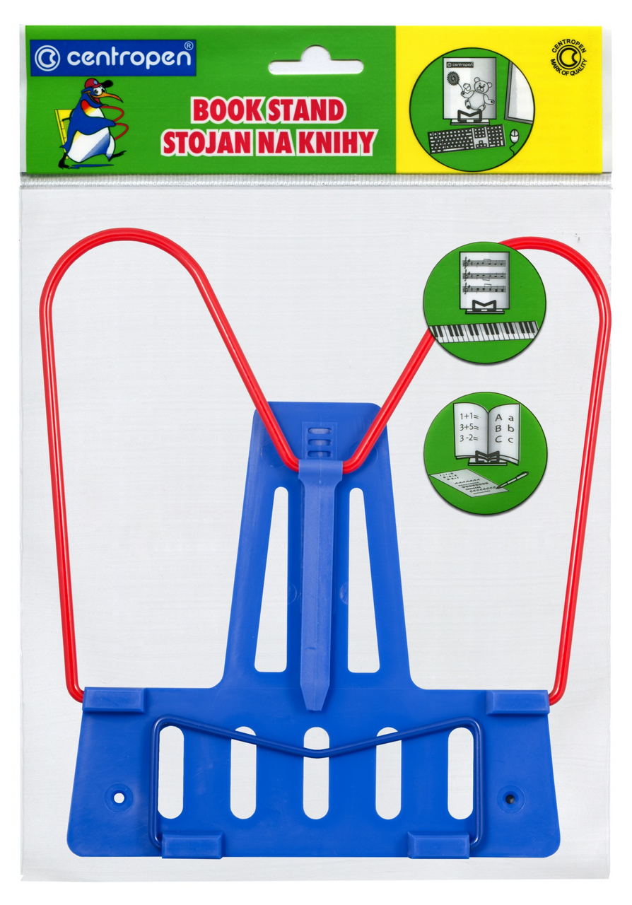 centropen Stojánek na čtení/ na knihu kovový mix barev 1 ks
