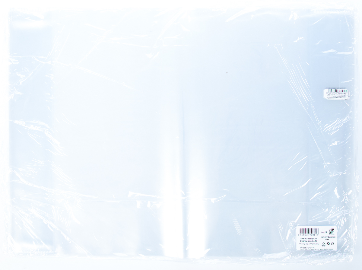 KARTON P+P Obal na sešity A4 PVC čirý  10 ks