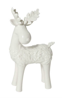 Sob bílá keramika 25 cm 1 ks