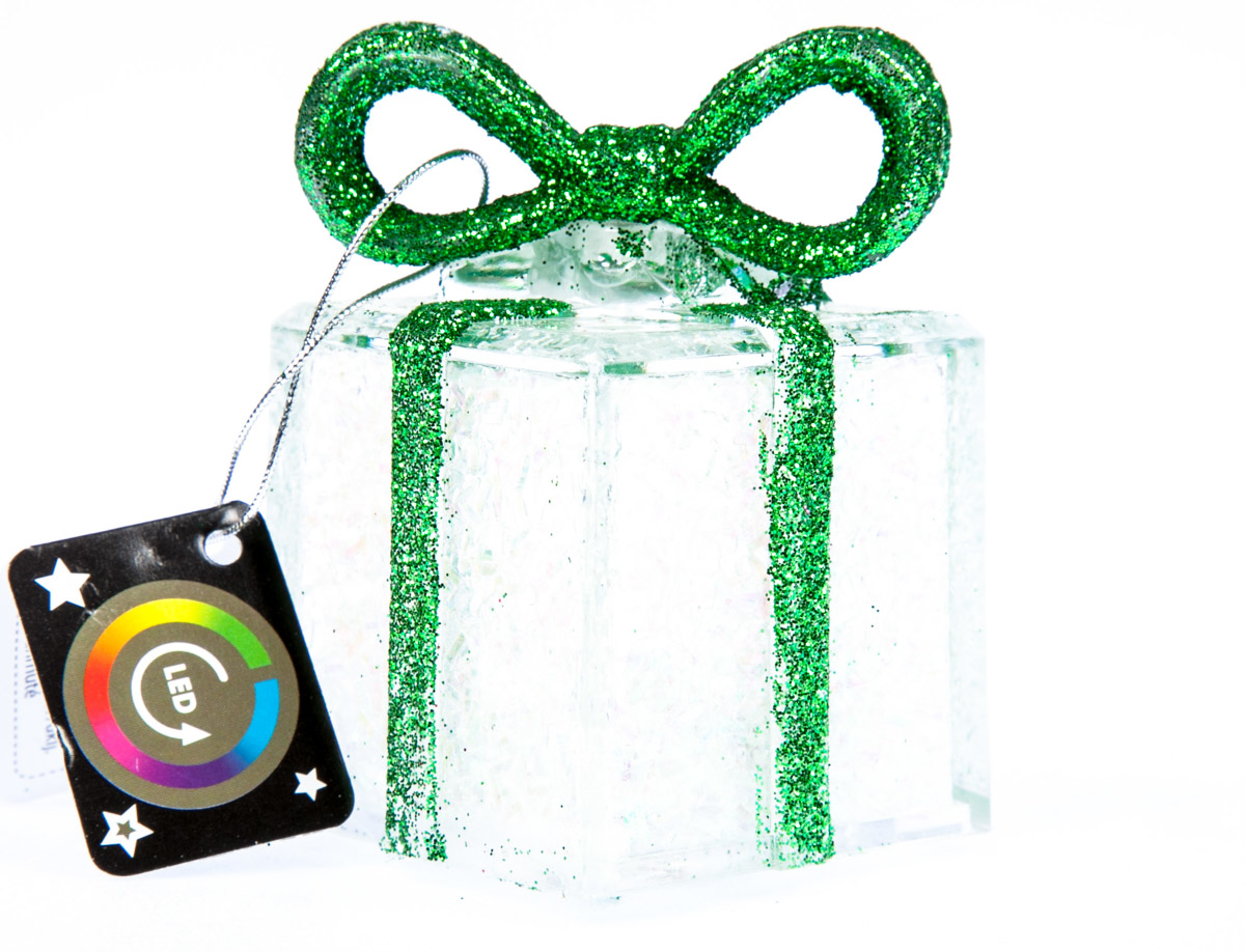 Dárek barevný LED 5 cm 1 ks