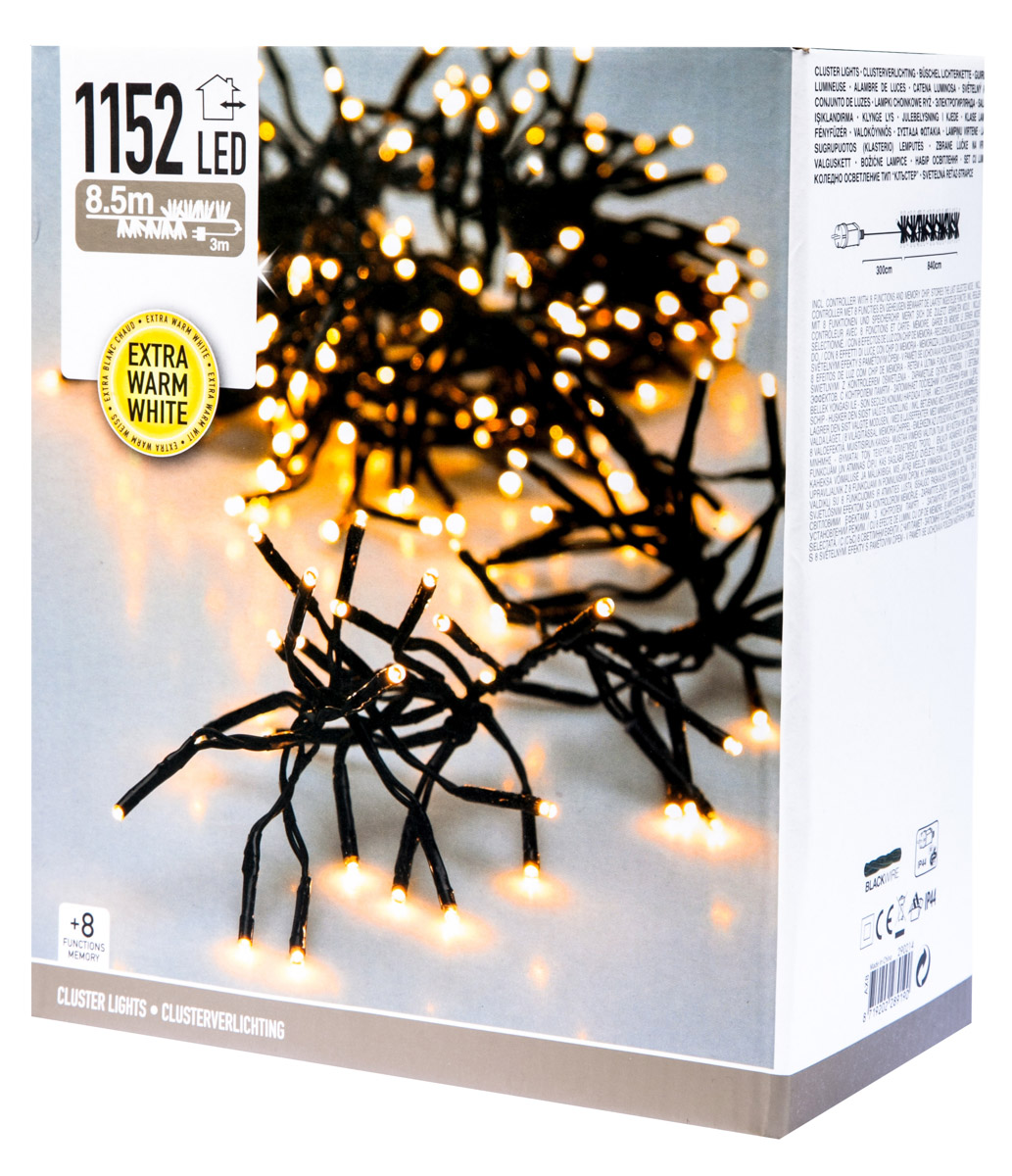 Řetěz světelný LED 1152 žlutá 1 ks