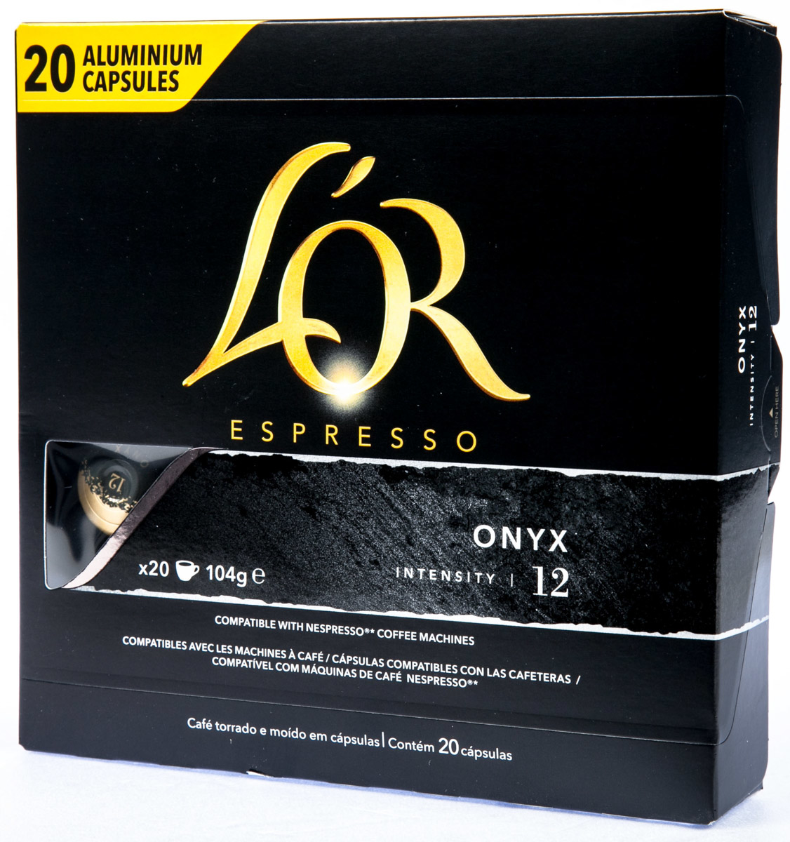 L'OR Espresso Onyx Kapsle kávové 20 x 5,2 g