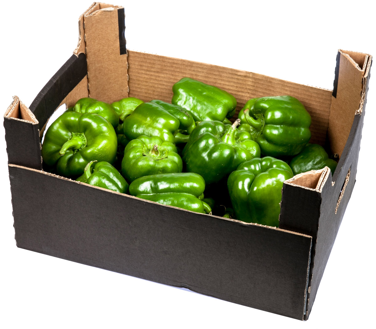 Paprika zelená 80+ čerstvá 5 kg karton