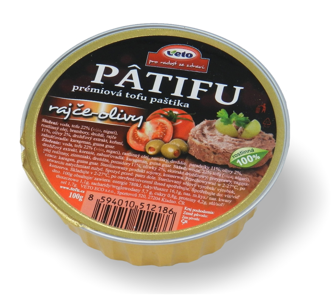 PATIFU Pomazánka rajče/olivy 100 g