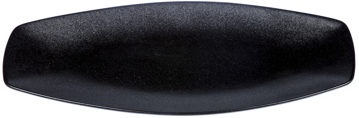 Tognana Podnos oválný JAP 37 x 15 cm kamenina černý 6 ks