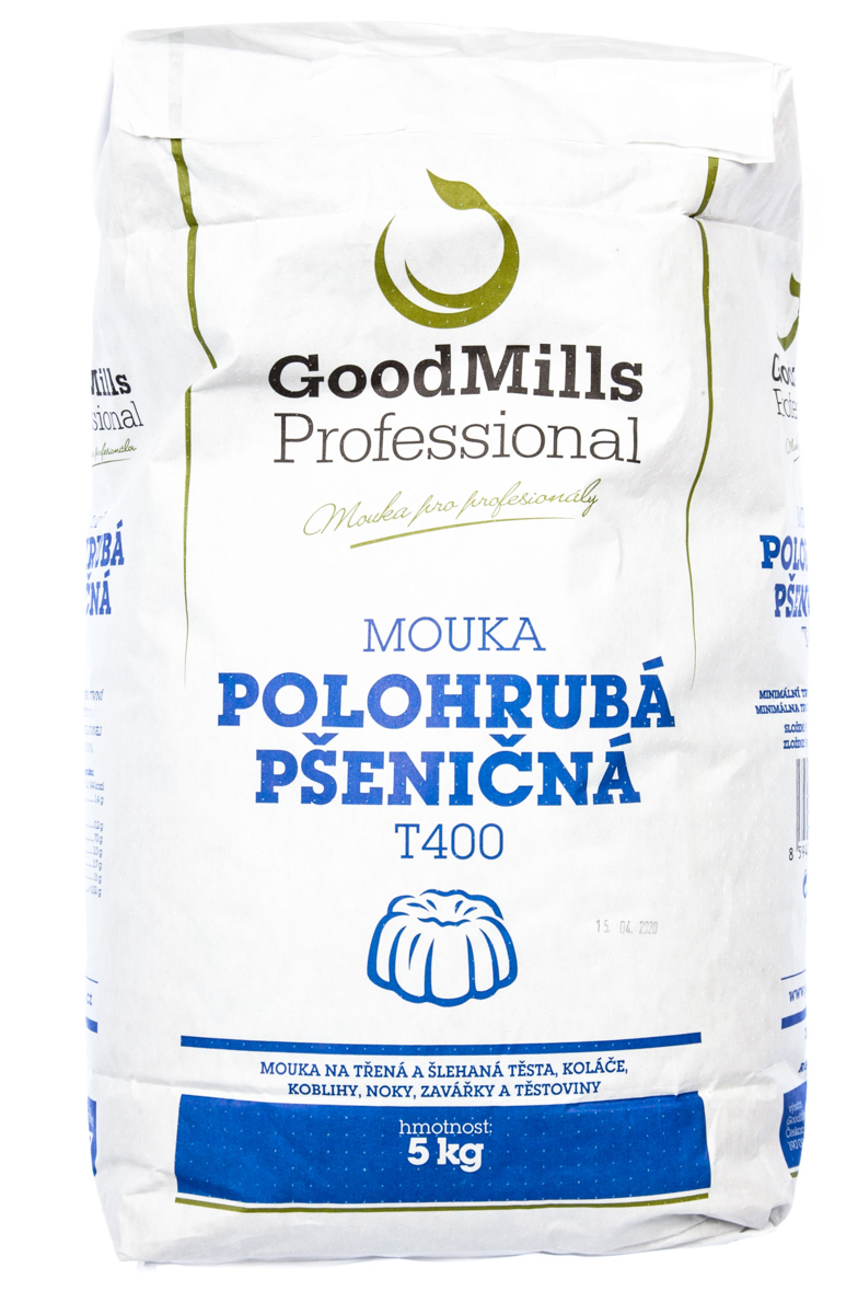 GOODMILLS PROFESSIONAL Mouka polohrubá pšeničná T400 5 kg