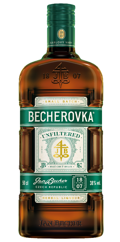 BECHEROVKA Unfiltered 38% bylinná 12 x 500 ml