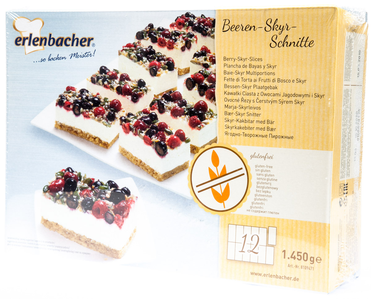 erlenbacher Dezert bezlepkový lesní směs/skyr mraž. 1,45 kg