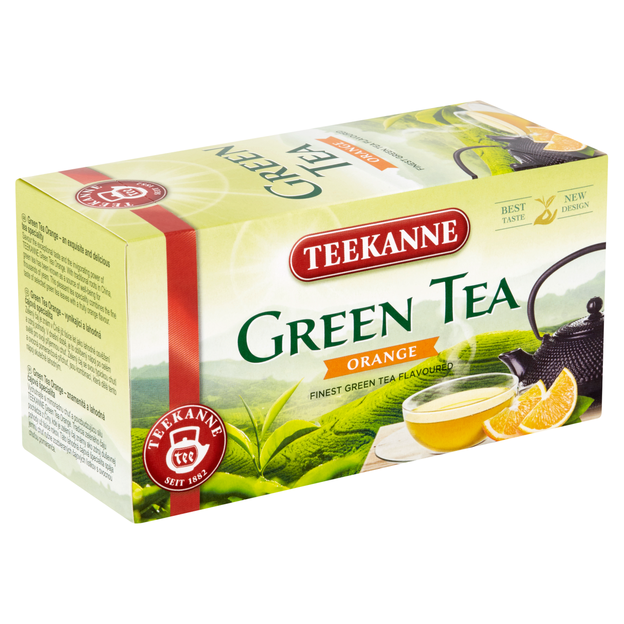 TEEKANNE Green Tea Orange Zelený čaj s pomerančem 20 sáčků 35 g