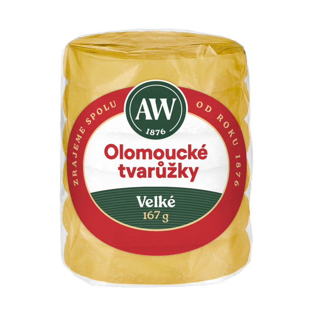 A.W. Olomoucké tvarůžky velké chlaz. 12 x 167 g