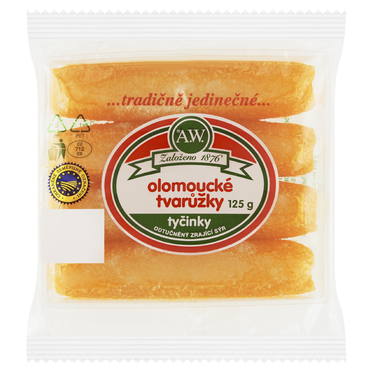 A.W. Olomoucké tvarůžky tyčinky chlaz. 9 x 125 g