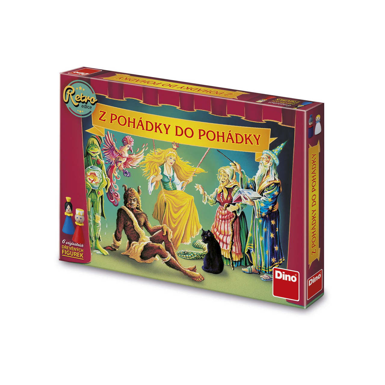 Dětská hra - Z pohádky do pohádky Retro edice, Dino 1 ks