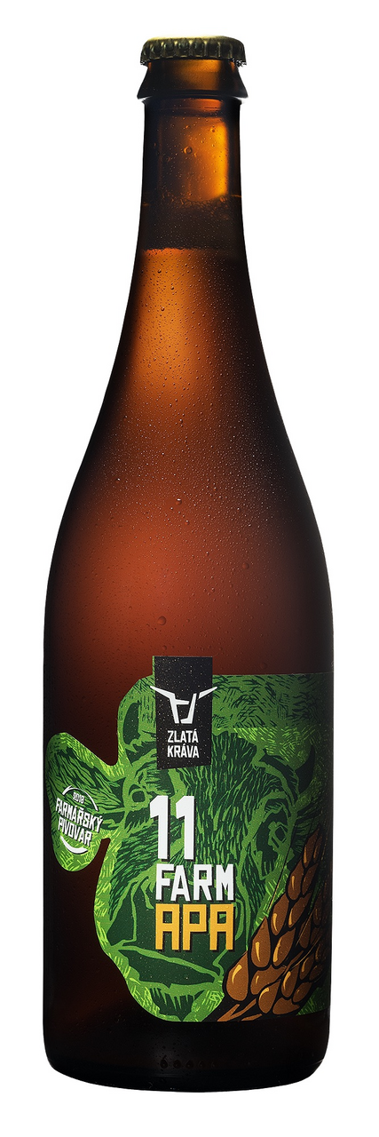 ZLATÁ KRÁVA Farm Apa 11° pivo 700 ml