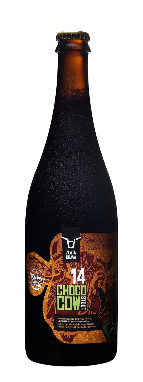 ZLATÁ KRÁVA Chococow 14° pivo 700 ml
