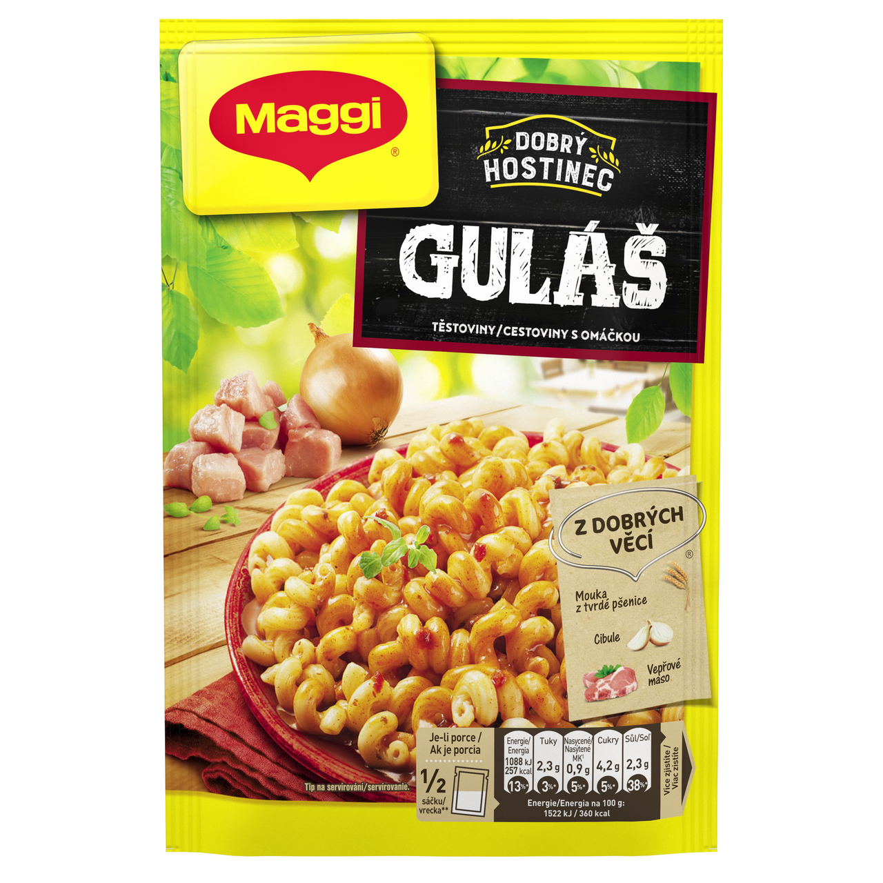 Maggi Dobrý Hostinec Guláš Těstoviny s omáčkou 143 g