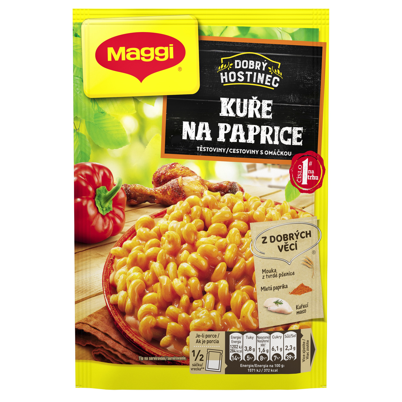 Maggi Dobrý Hostinec Kuře na paprice těstoviny s omáčkou 153 g