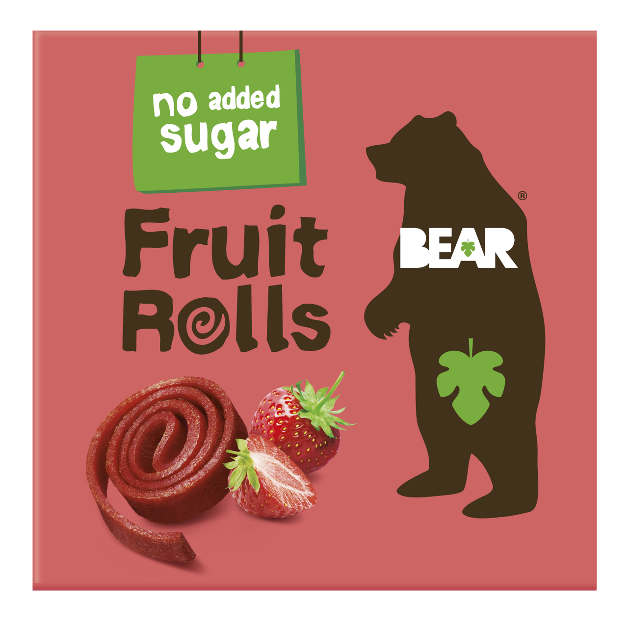 lotus BEAR Fruit Rolls ovocné rolované plátky jahoda 5 x 20 g