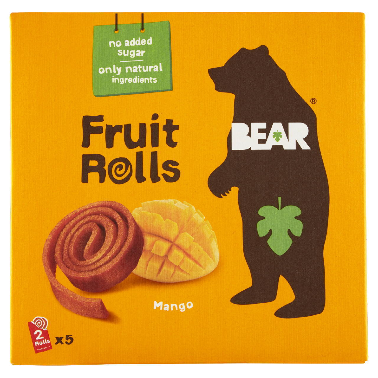 lotus BEAR Fruit Rolls ovocné rolované plátky mango 5 x 20 g