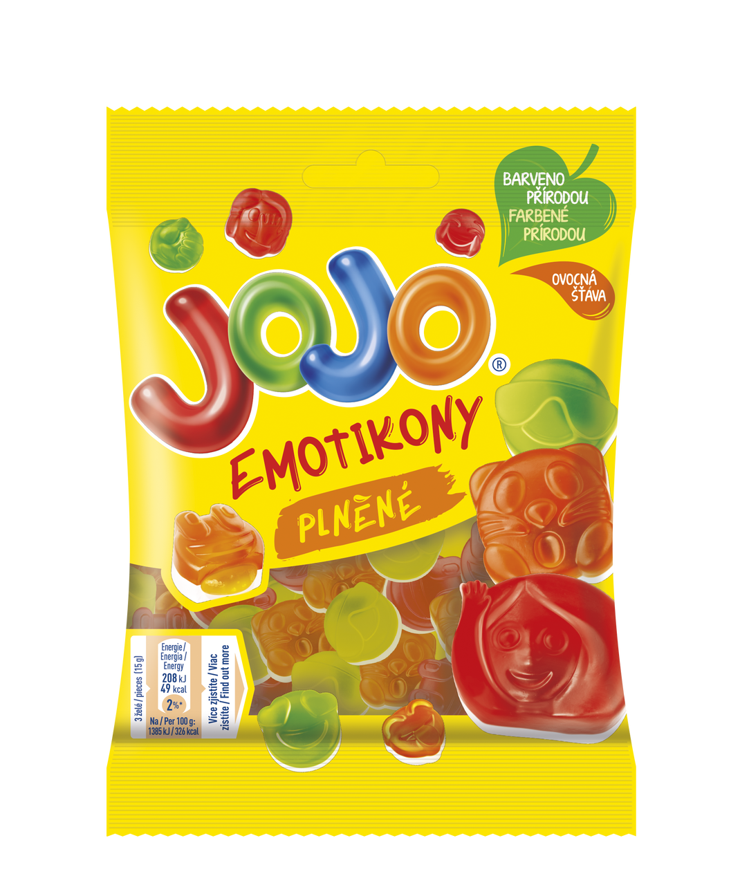 JoJo Emotikony plněné 28 x 80 g