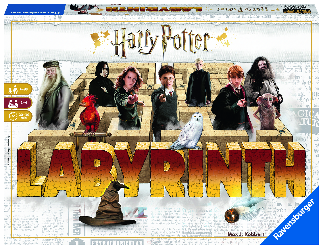 Společenská hra - Labyrinth Harry Potter, Ravensburger 1 ks
