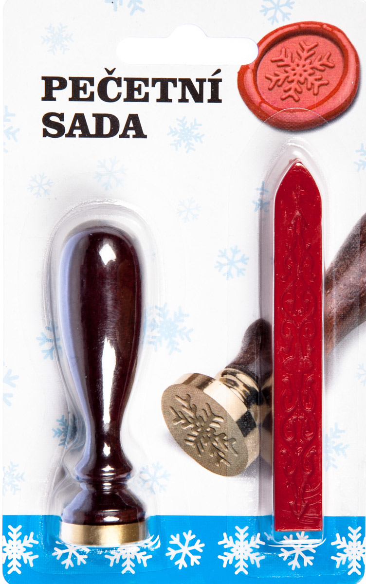 Pečení sada razítko + vosk 1 ks