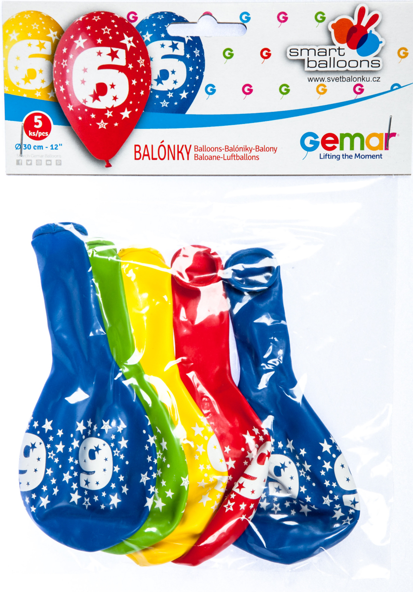 GEMAR Balónek nafukovací 30 cm 