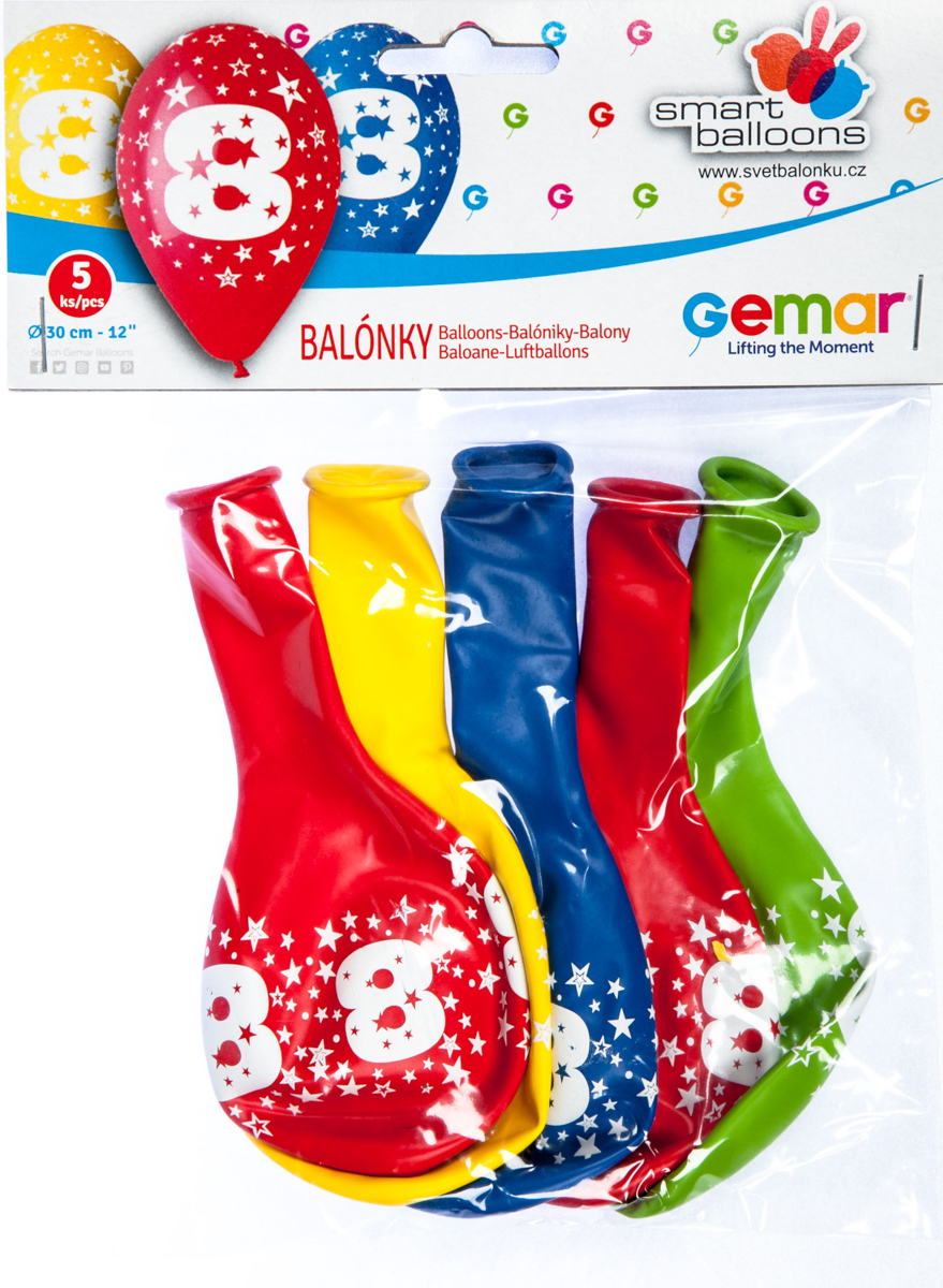 GEMAR Balónek nafukovací 30 cm 