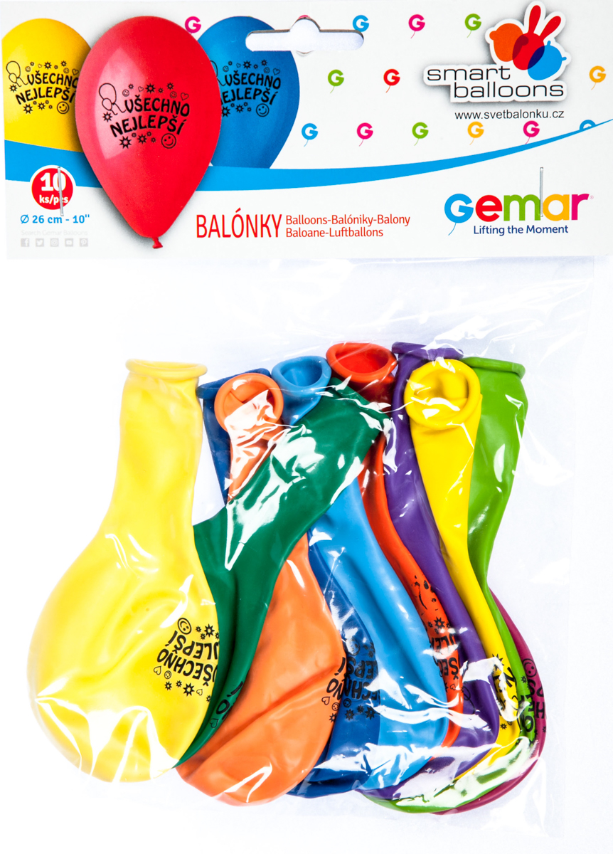 GEMAR Balónek nafukovací 26 cm 