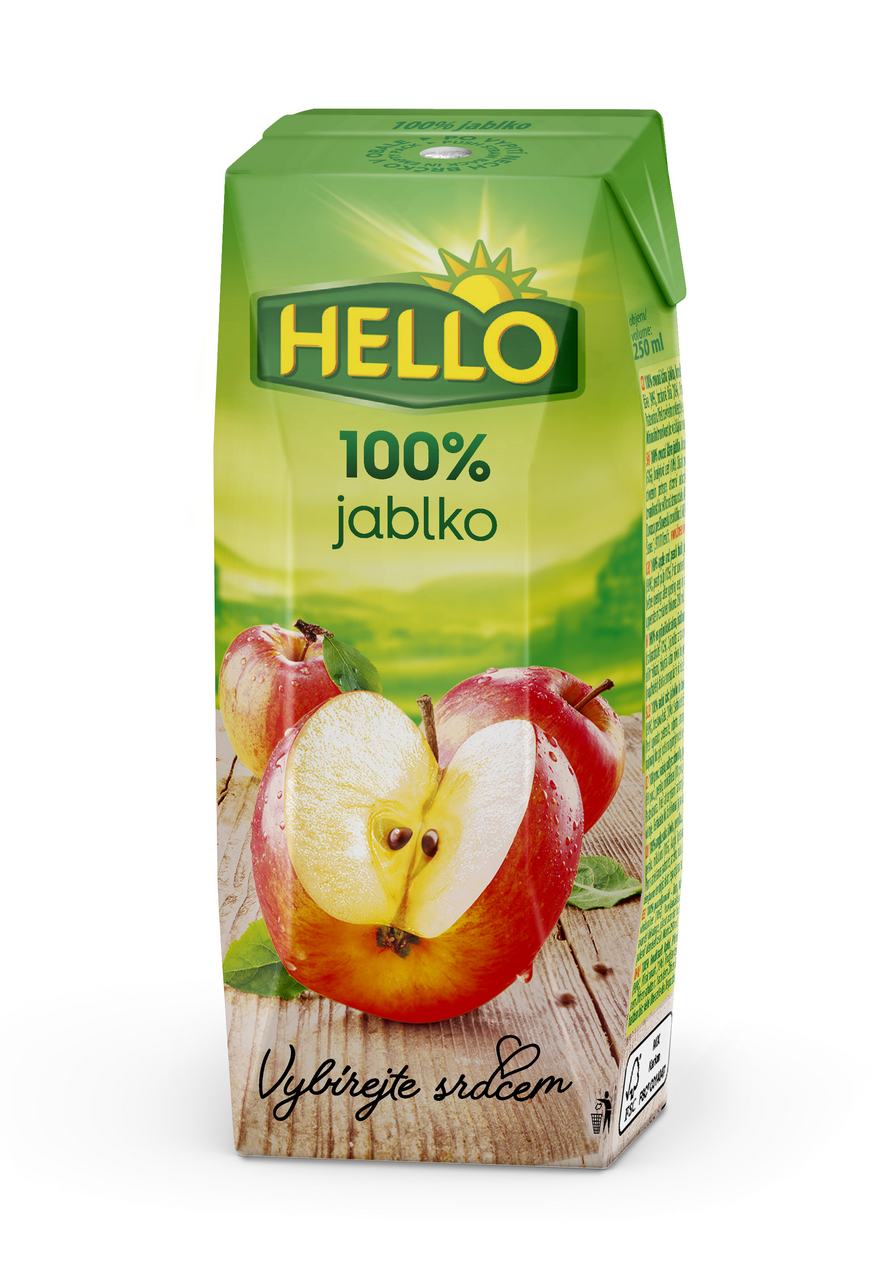 HELLO Jablko 100 % 18 x 250 ml